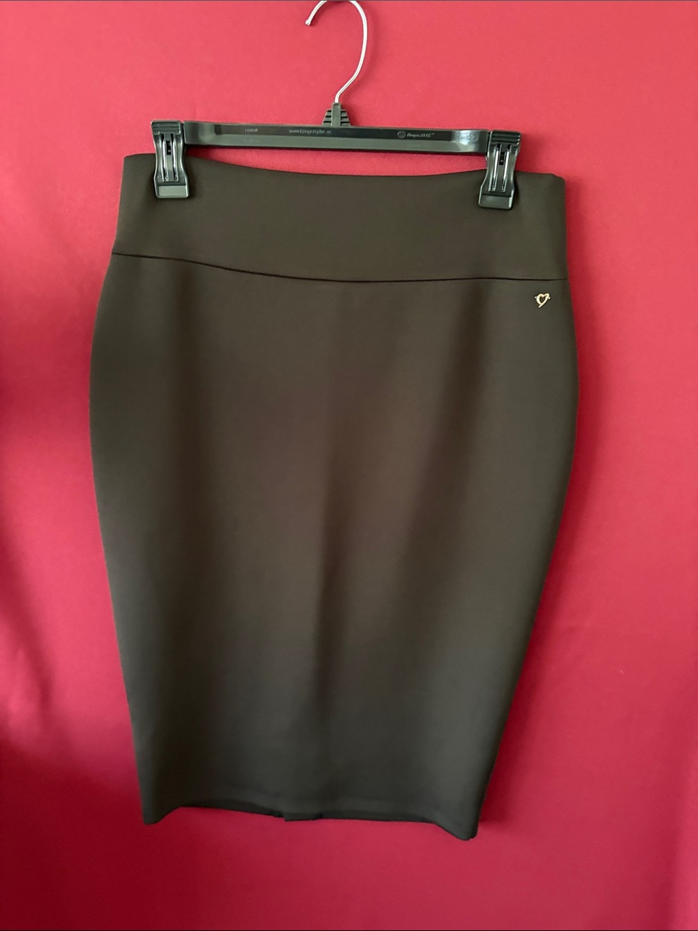 Thalia Sodi Black Pencil Skirt with Gold Accent